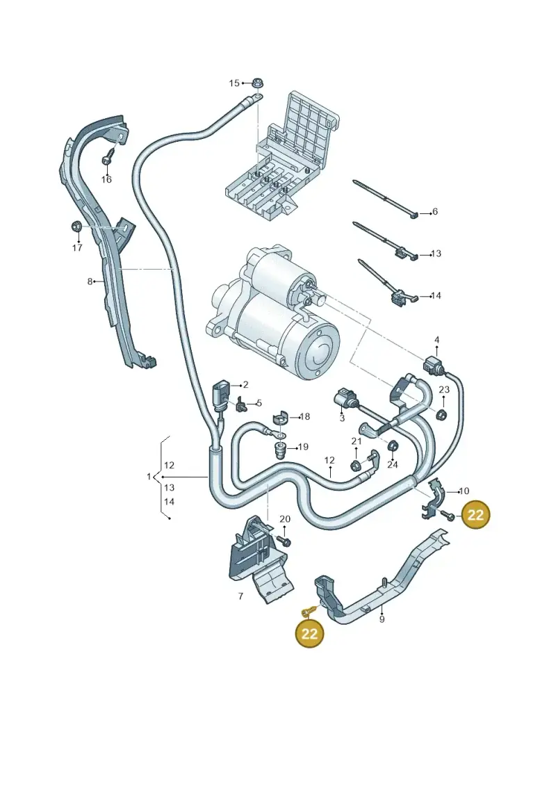 N10451404 — Volkswagen Touareg (2017-2023) diagram 859972050, position 22