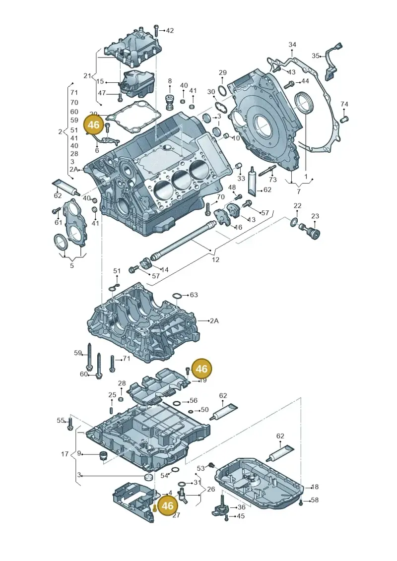 N10451407 — Audi A8/S8/qu. lang    08> (2007-) diagram 448103250, position 46