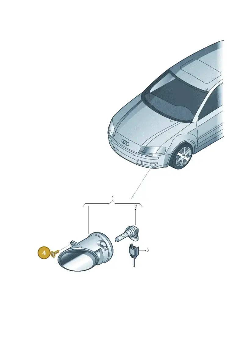 N10453702 — Audi A4 Av. Allroad (2008-2016) diagram 636941900, position 4