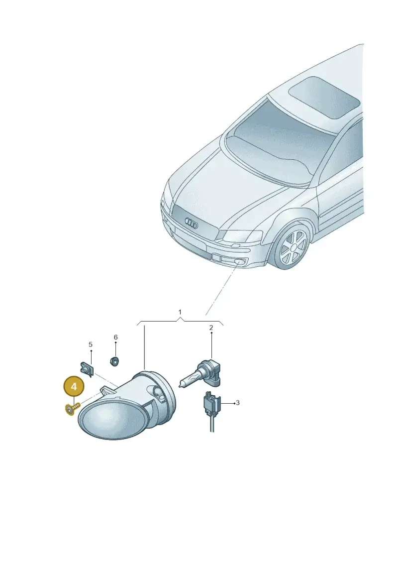N10453702 — Audi Q5 (2009-2018) diagram 687941090, position 4
