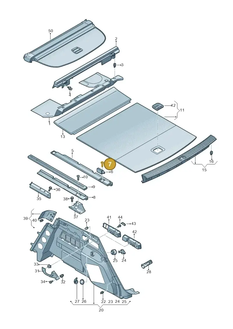 N10456003 — Audi Q5 (2016-2025) diagram 896863800, position 7