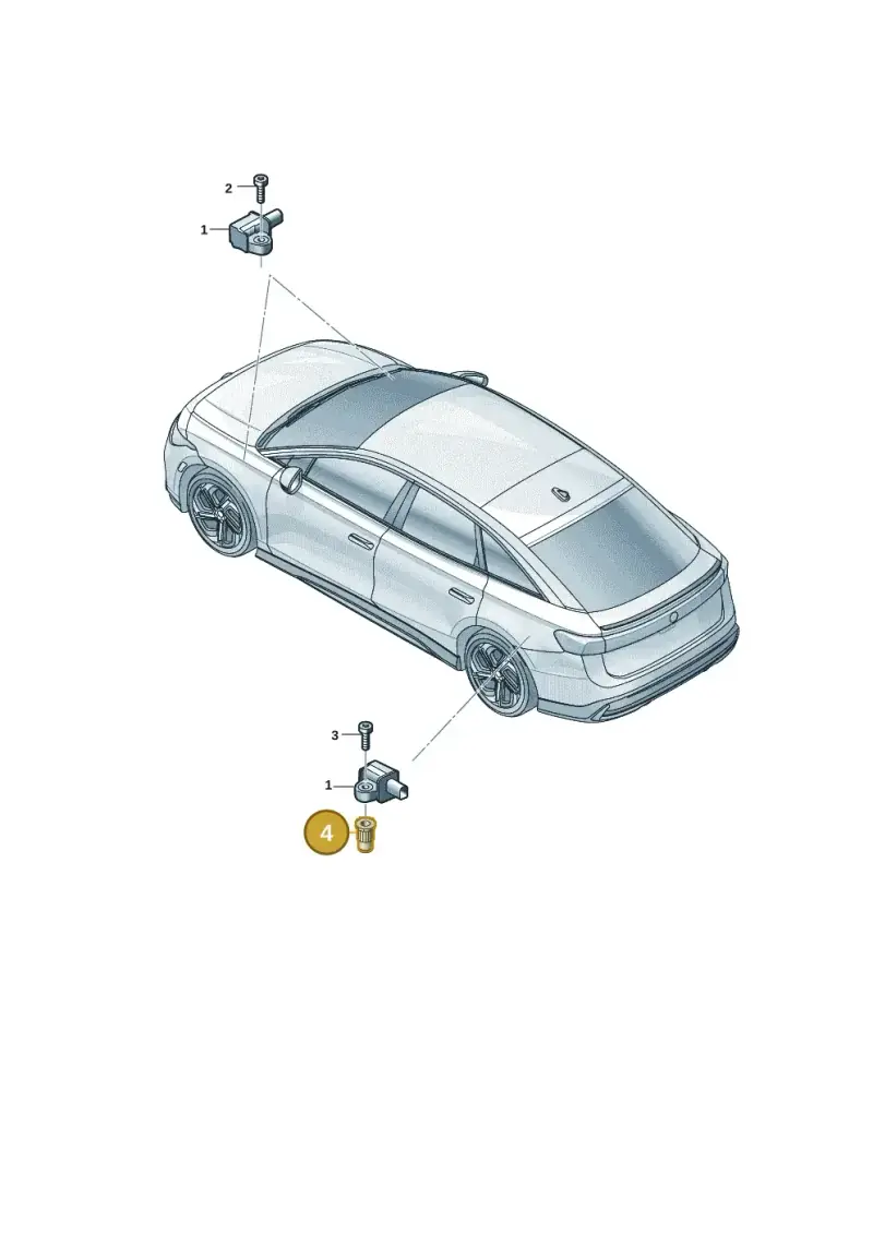 N10456201 — Volkswagen ID.7 Limousine Pro (2023-) diagram 14b907350, position 4