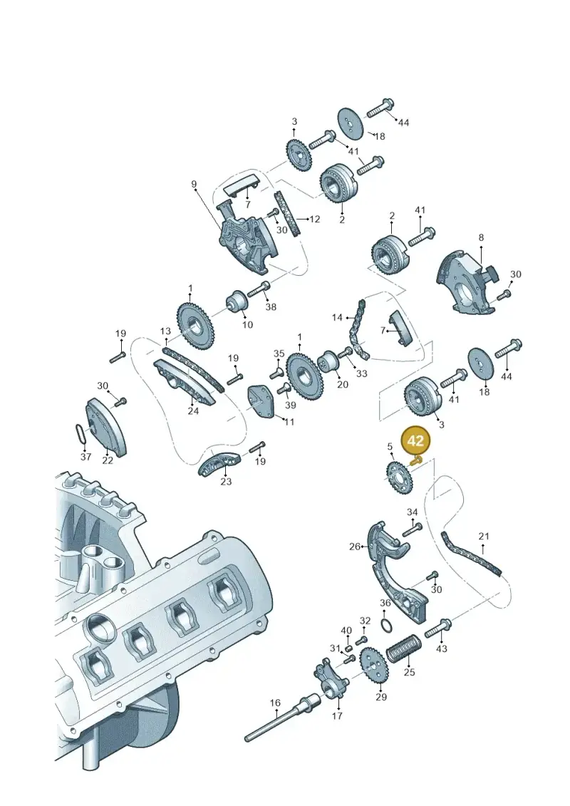 N10468703 — Audi Q5 qu. 2.0 TDI (2012-2017) diagram 724109350, position 42