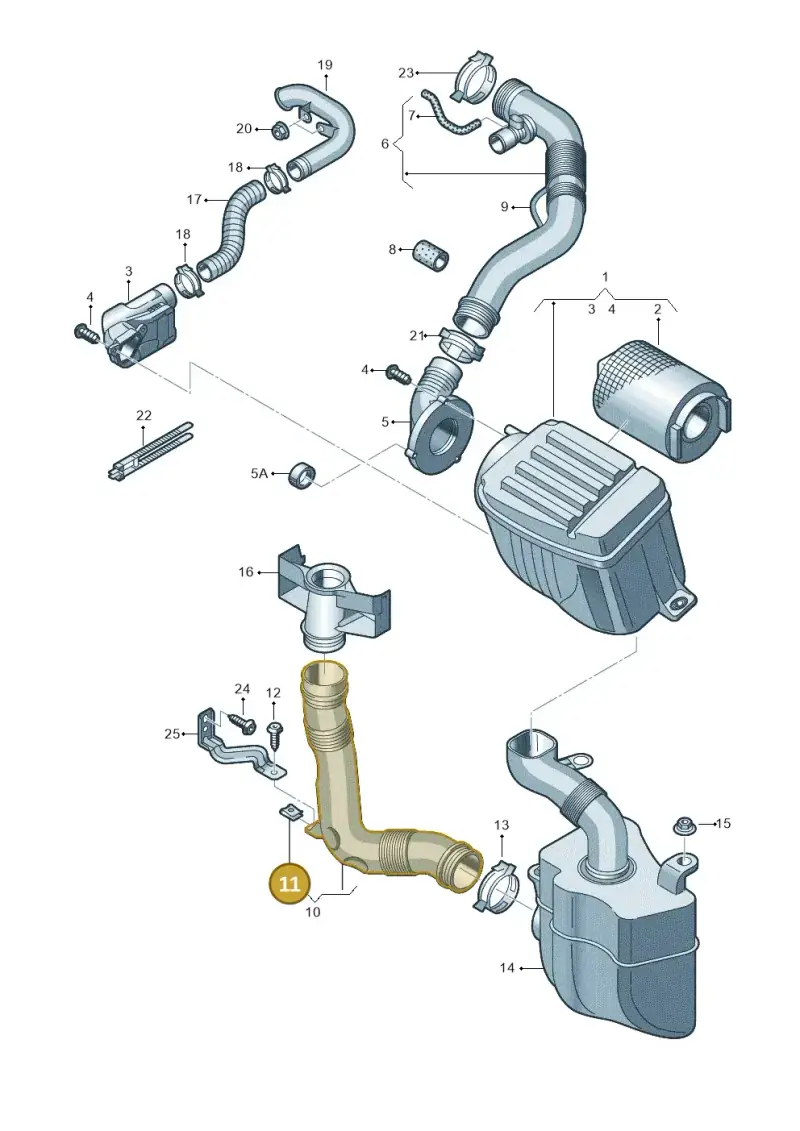 N10469702 — Volkswagen Golf Plus (2011-2014) diagram 649129200, position 11