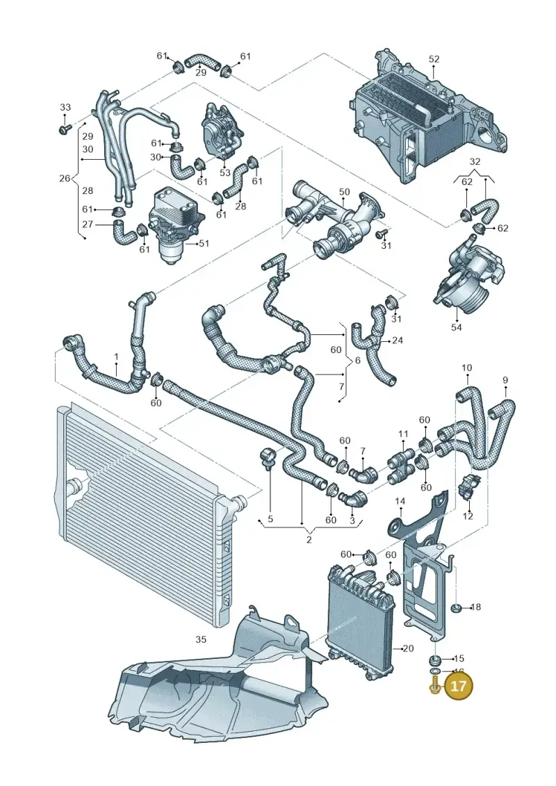N10471801 — Volkswagen Arteon (2017-2023) diagram 793121410, position 17