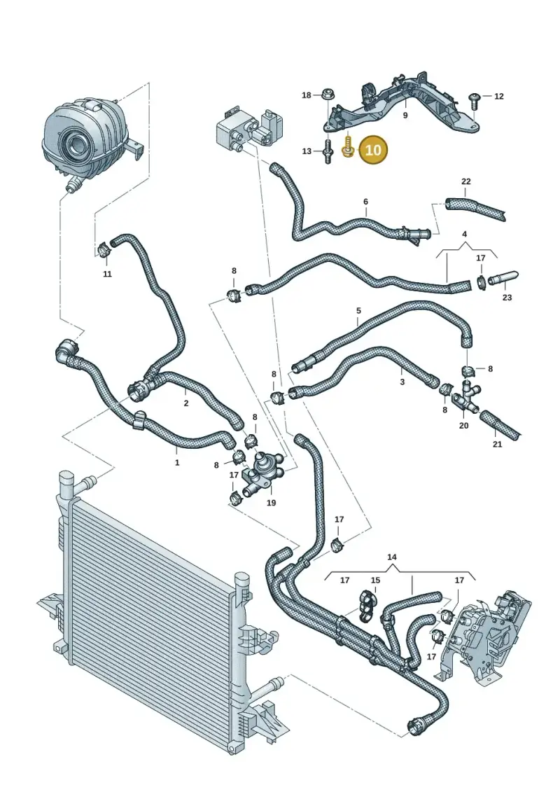 N10471803 — Volkswagen ID.Buzz (2022-) diagram 15a121100, position 10