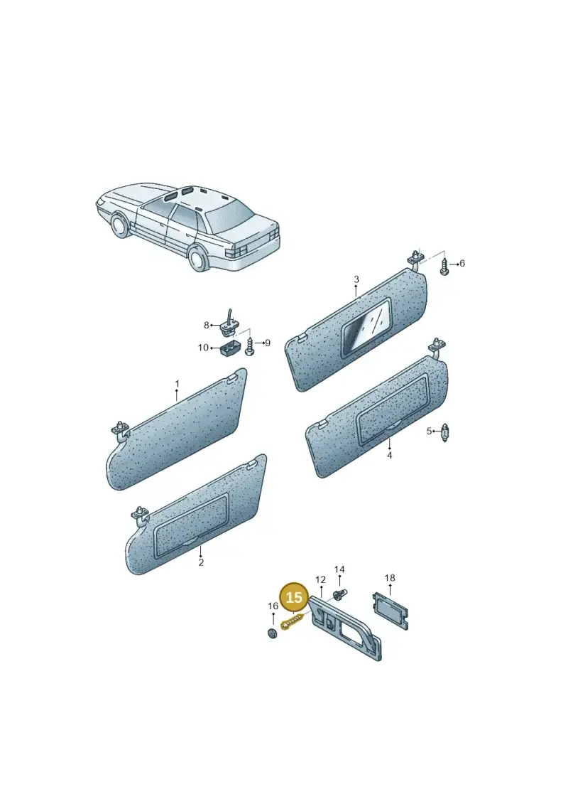N10472201 — Audi A6/Wagon/quattro (2001-2004) diagram 118857500, position 15