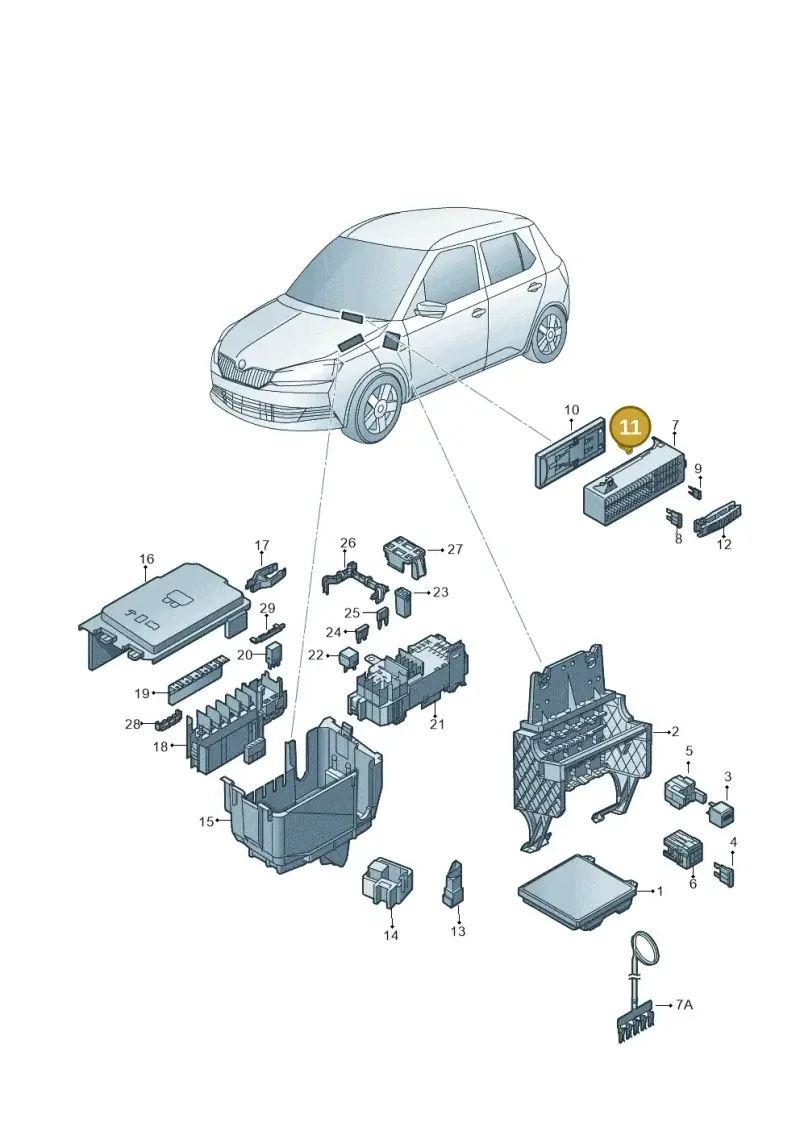 N10472201 — Skoda Fabia (2014-2022) diagram 797937000, position 11