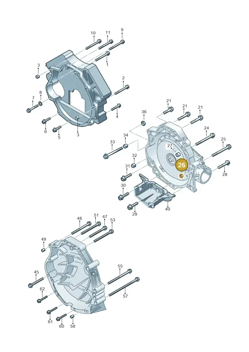 N10474803 — Volkswagen Phaeton 4motion (2010-2016) diagram 258300850, position 26