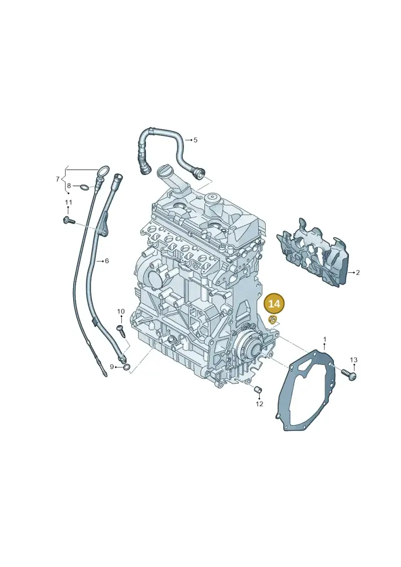 N10474803 — Volkswagen MAN TGE 55 (2016-2021) diagram 807103910, position 14