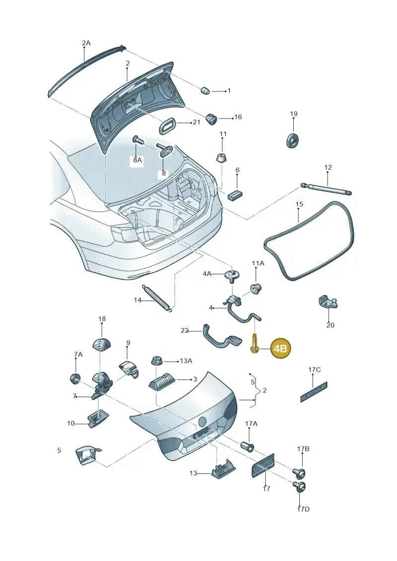 N10482701 — Volkswagen Jetta 1.6 (2014-2018) diagram 692827200, position 4B