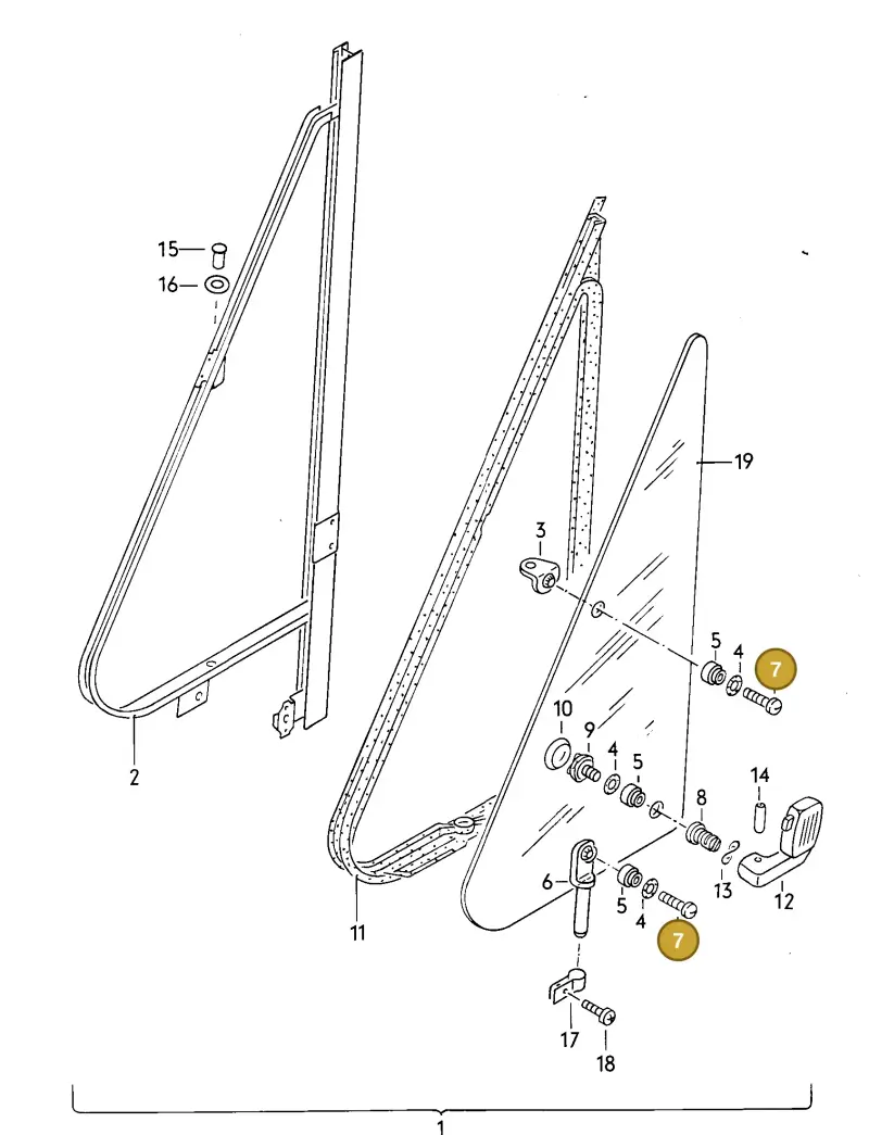 N10484002 — Volkswagen LT, LT 4x4 (28-55) (1989-1995) diagram 006098100, position 7