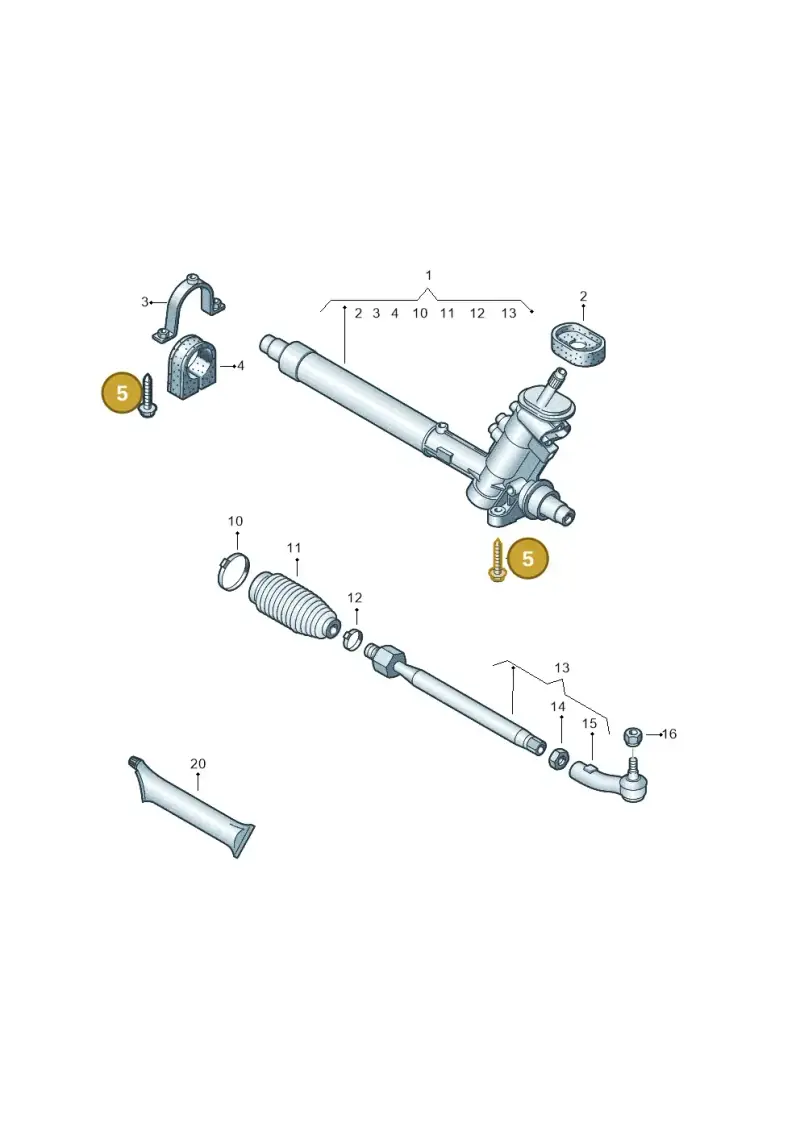 N10492102 — Audi A1 Sportback (2010-2015) diagram 708423000, position 5