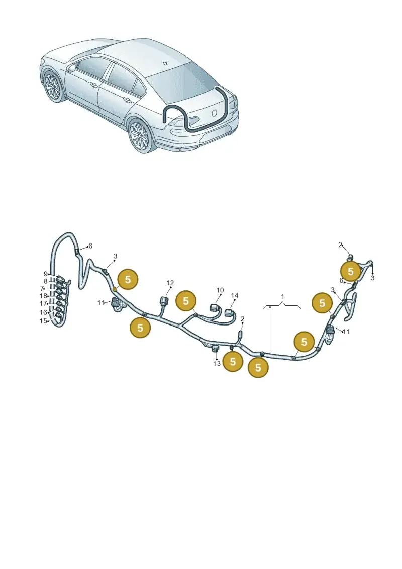 N10508801 — Volkswagen Passat Saloon (2014-2024) diagram 793972850, position 5