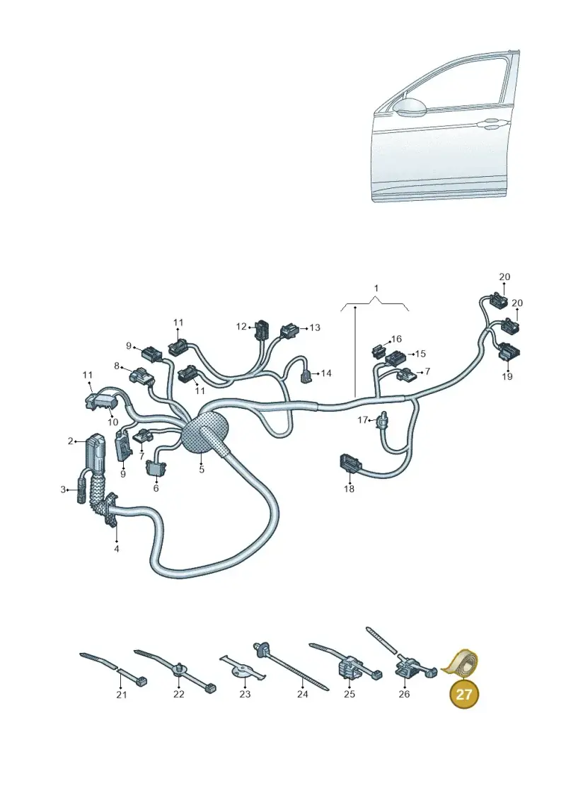N10509502 — SEAT CUPRA Tavascan (2023-) diagram 20h972033, position 27