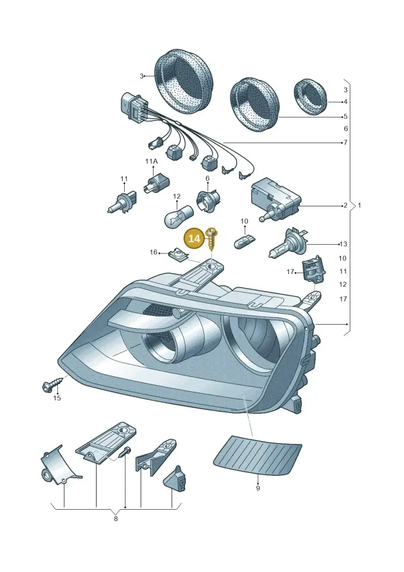 N10512701 — Volkswagen Amarok twin cab (2022-) diagram 749941100, position 14
