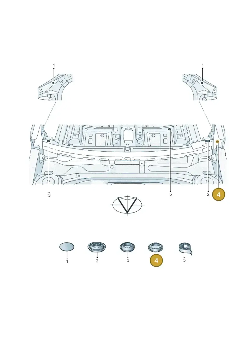N10515101 — Volkswagen Passat estate (2023-) diagram 3j0803700, position 4