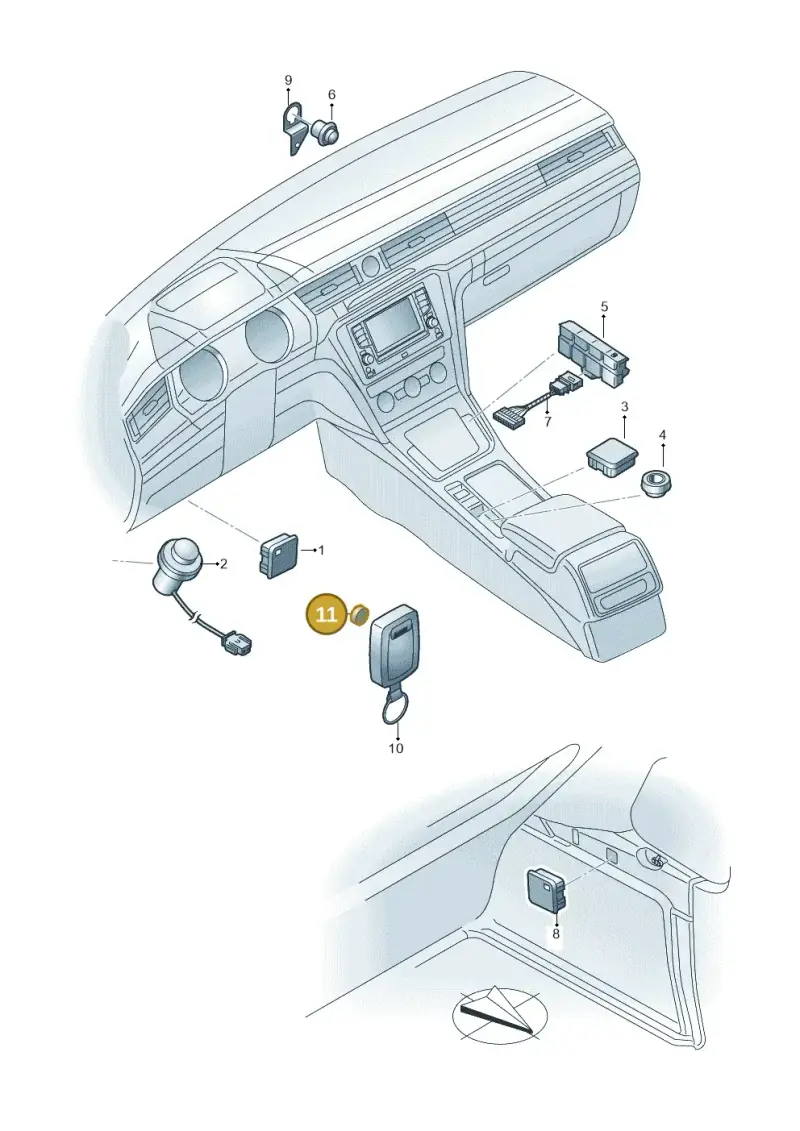 N10517001 — Volkswagen Passat saloon (2014-2024) diagram 793941510, position 11