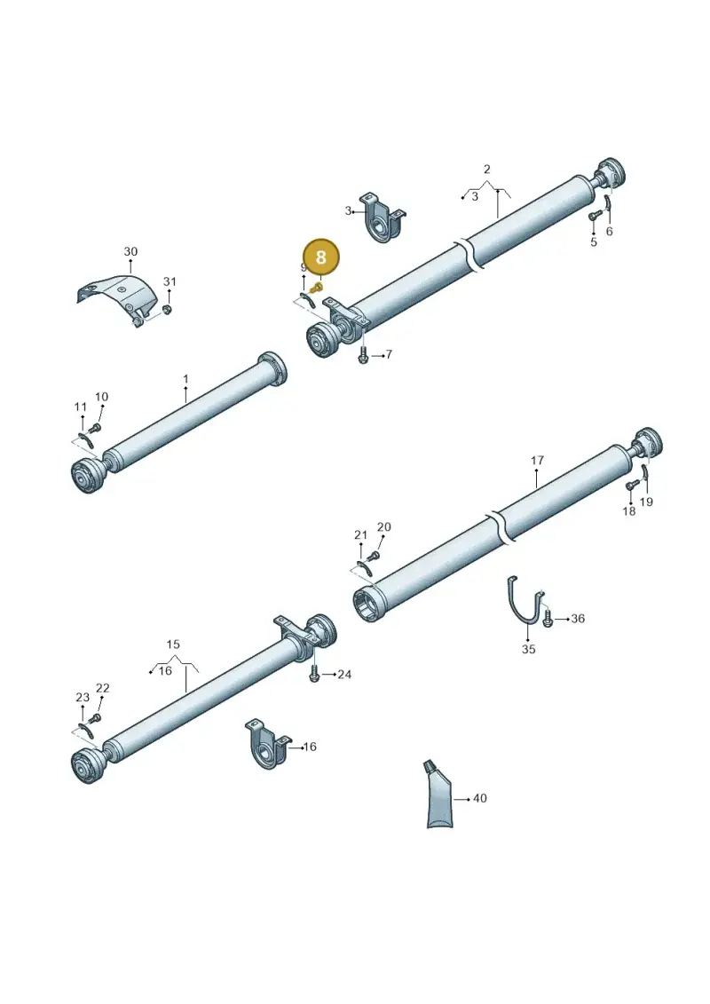 N10523402 — Volkswagen Transport. multivan (2019-2024) diagram 861521000, position 8