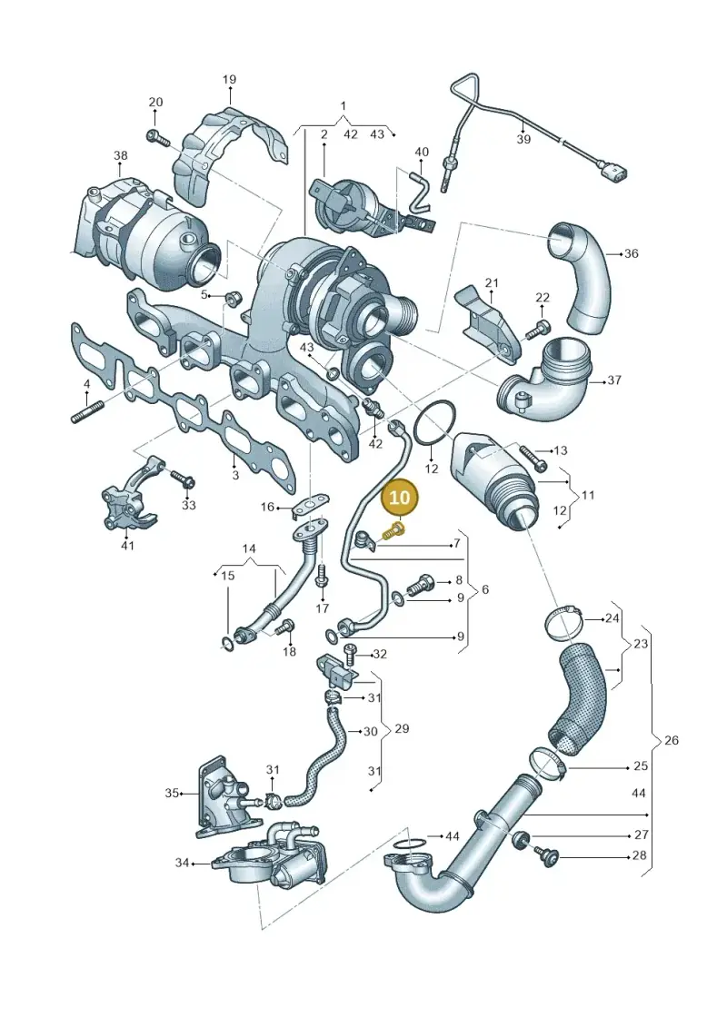 N10524202 — Volkswagen Tiguan 2.0 (2023-) diagram 746145600, position 10