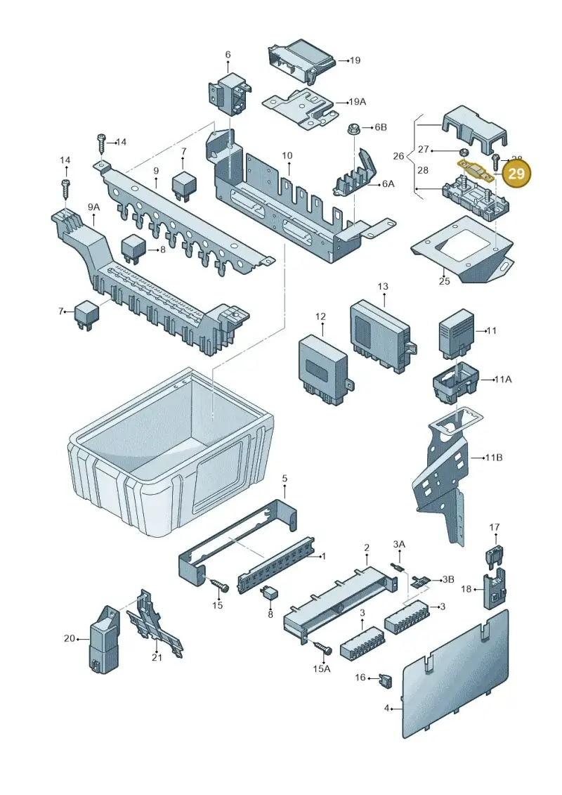 N10525603 — Volkswagen CRAFTER                06> (2006-) diagram 483937200, position 29