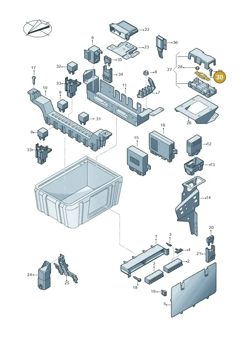 N10525603 — Volkswagen Crafter 35 panel (2011-2016) diagram 722000010, position 30
