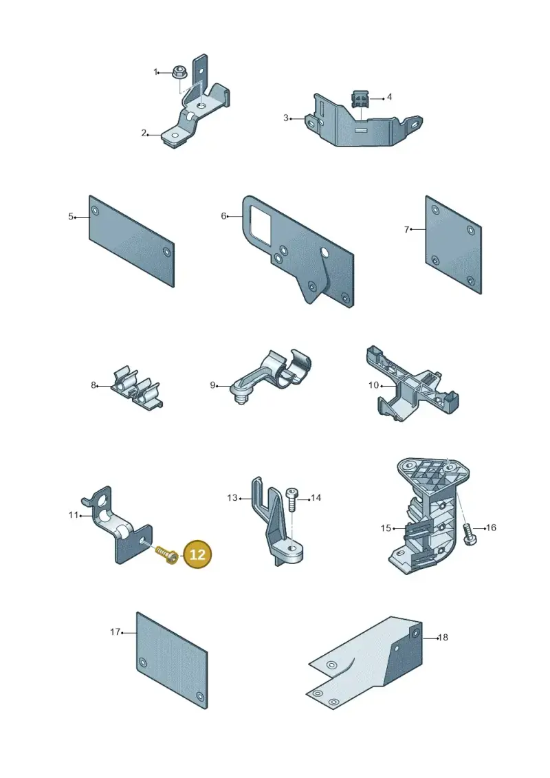 N10527102 — Audi A3 Cab. 1.4 (2013-2016) diagram 745971000, position 12
