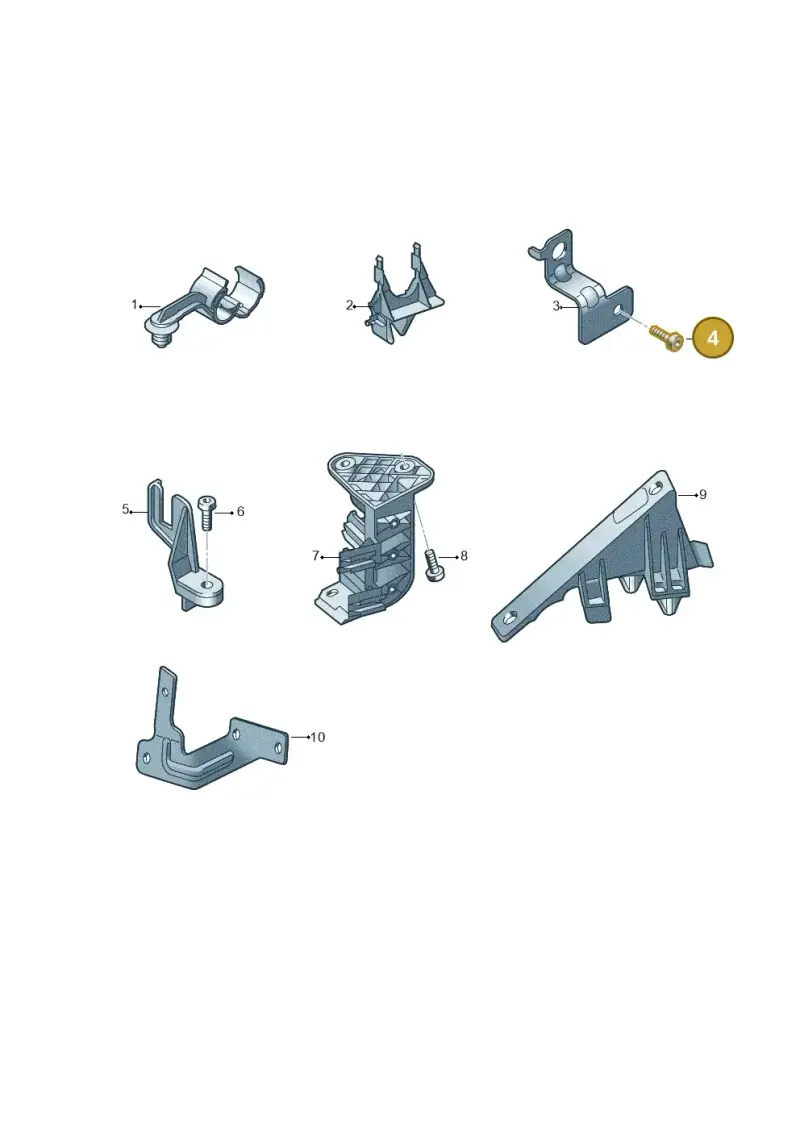 N10527102 — Audi A1 Sportback (2014-2018) diagram 792971000, position 4