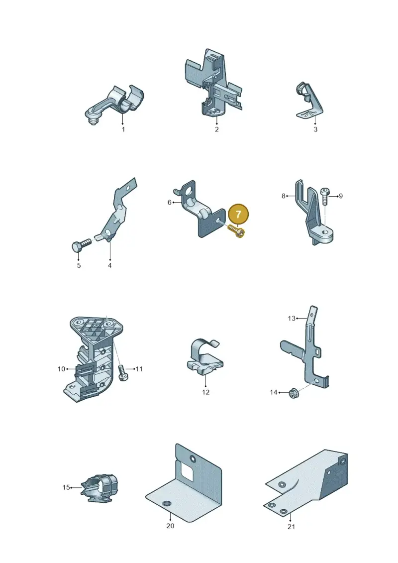 N10527102 — Audi Q2 (2016-2025) diagram 803971000, position 7