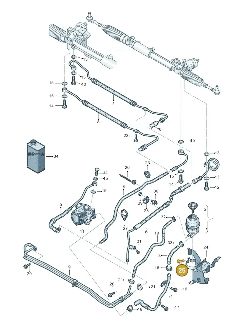 N10527703 — Audi A6 QU.ALLROAD     07> (2006-) diagram 448422800, position 25