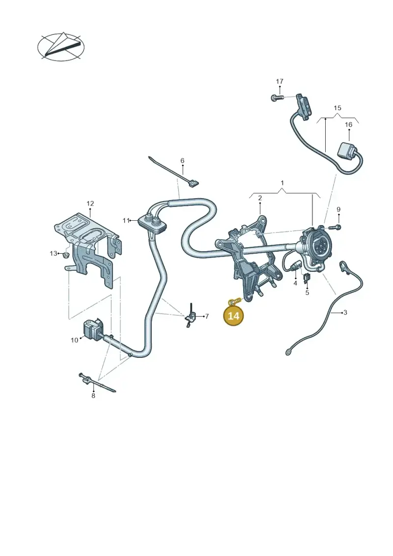 N10528402 — Volkswagen Touareg (2017-2023) diagram 439970030, position 14