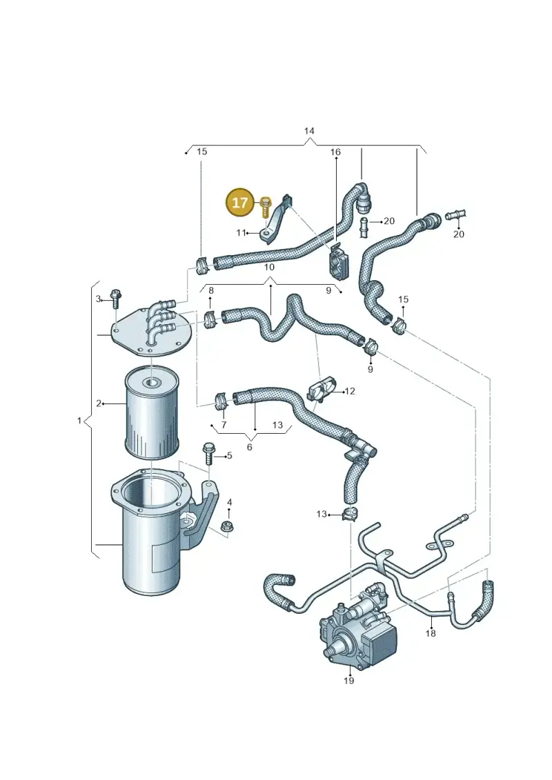 N10528402 — Volkswagen Multivan (2021-) diagram 7t0127005, position 17