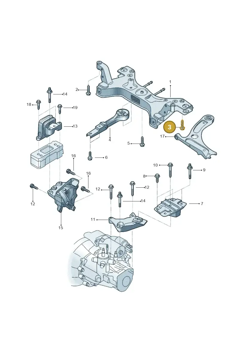 N10528602 — Volkswagen Up! 1.0 TSI (2013-2017) diagram 559199200, position 3