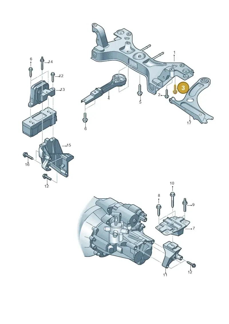 N10528602 — Volkswagen Up! 1.0 TSI (2013-2017) diagram 723199200, position 3