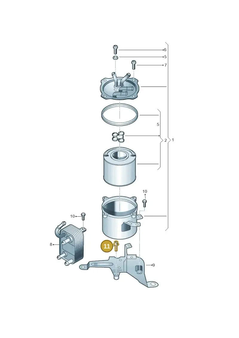 N10530304 — Volkswagen Touareg                08> (2007-) diagram 274127450, position 11