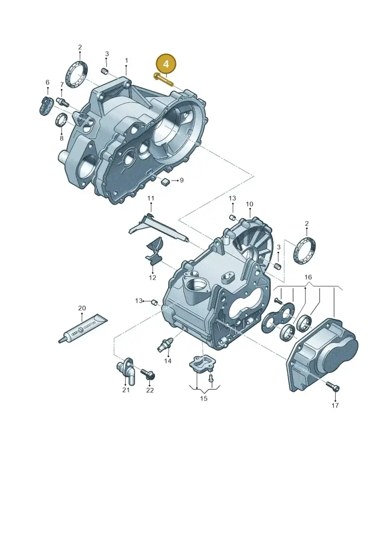 N10530304 — Volkswagen Beetle (2016-2019) diagram 729301370, position 4
