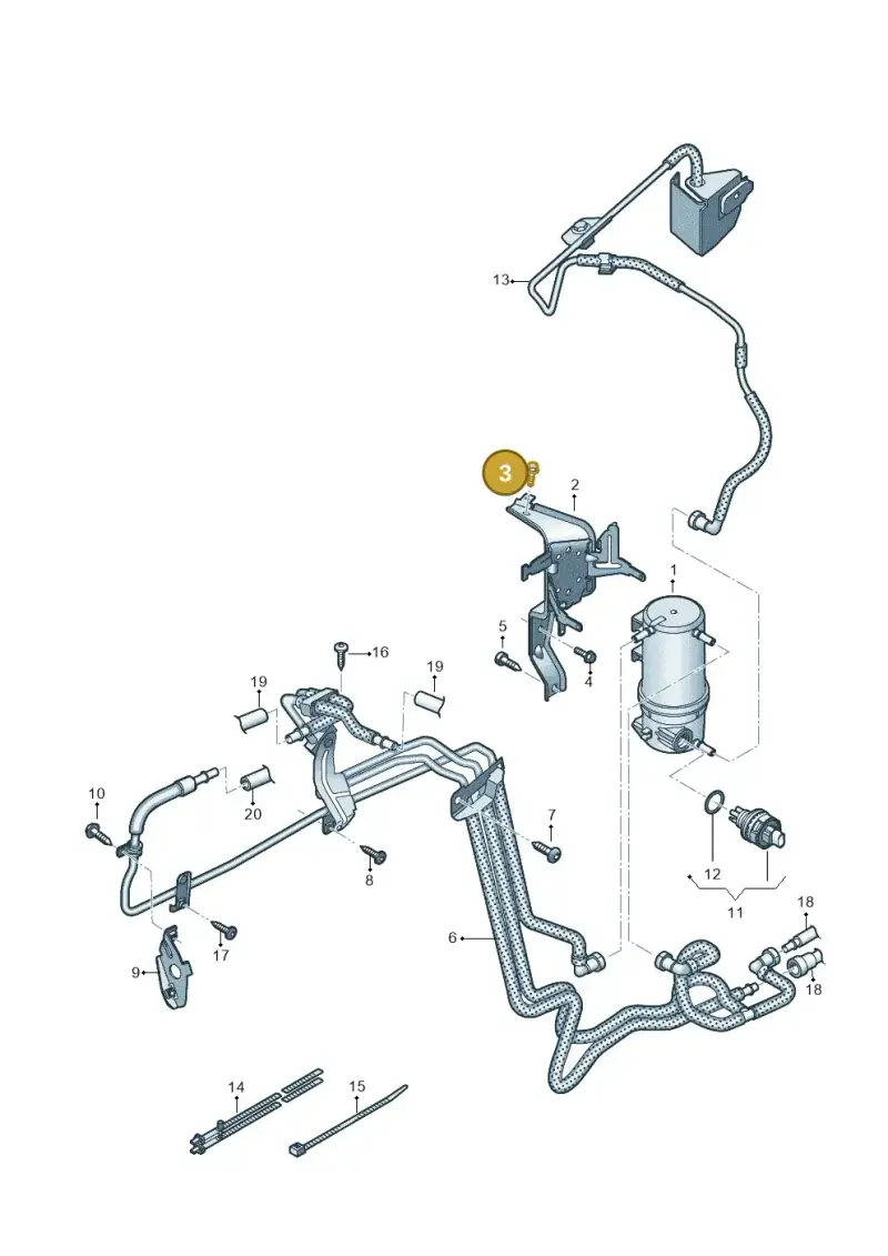 N10536103 — Volkswagen Amarok twin cab (2022-) diagram 894127600, position 3