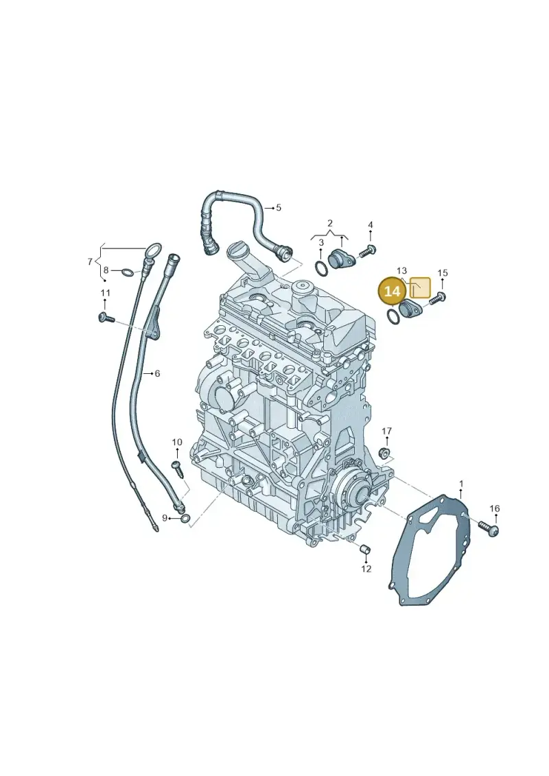 N10537701 — Volkswagen MAN TGE 55 (2016-2021) diagram 807103990, position 14