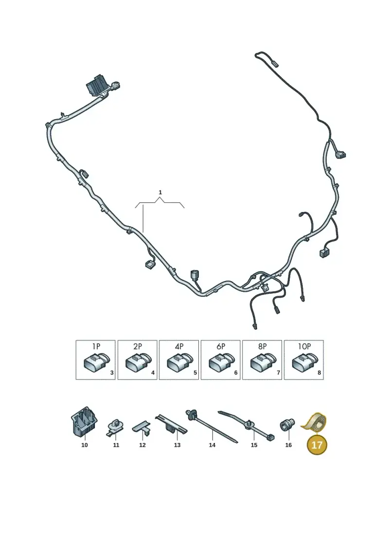 N10543602 — SEAT CUPRA Tavascan (2023-) diagram 20h972080, position 17