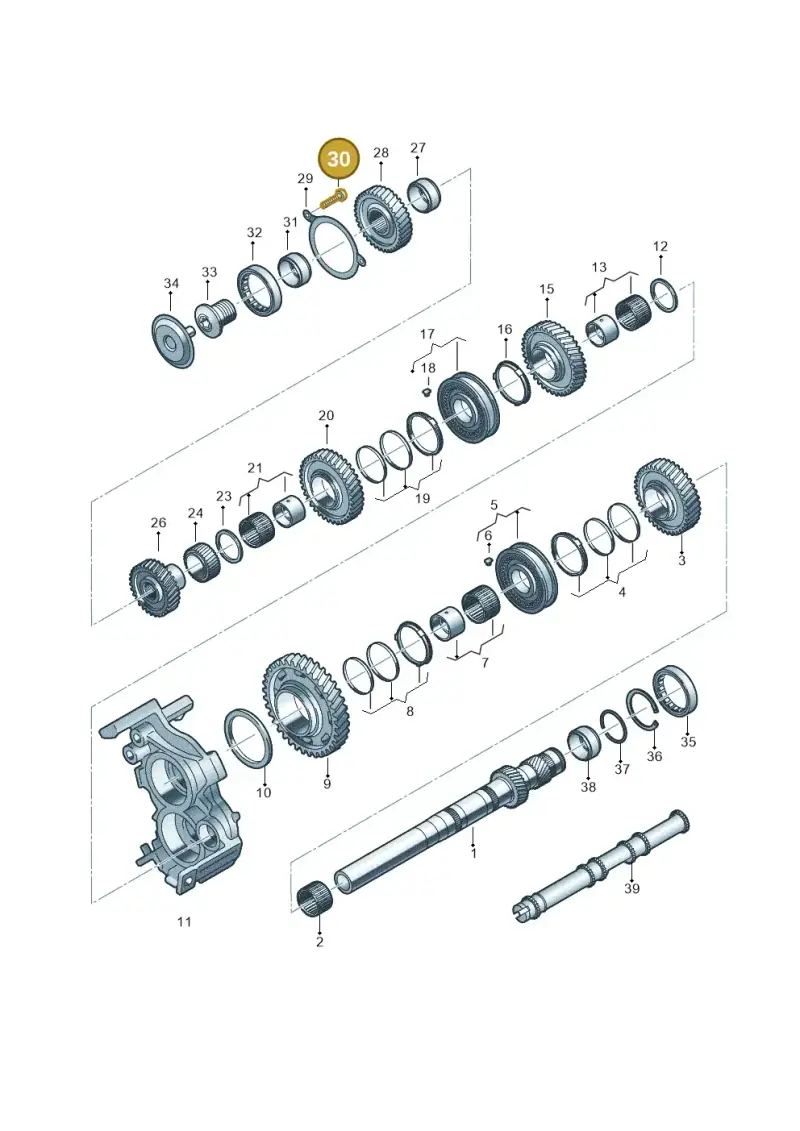 N10546402 — Audi A5 Limousine (2024-2025) diagram 849311100, position 30