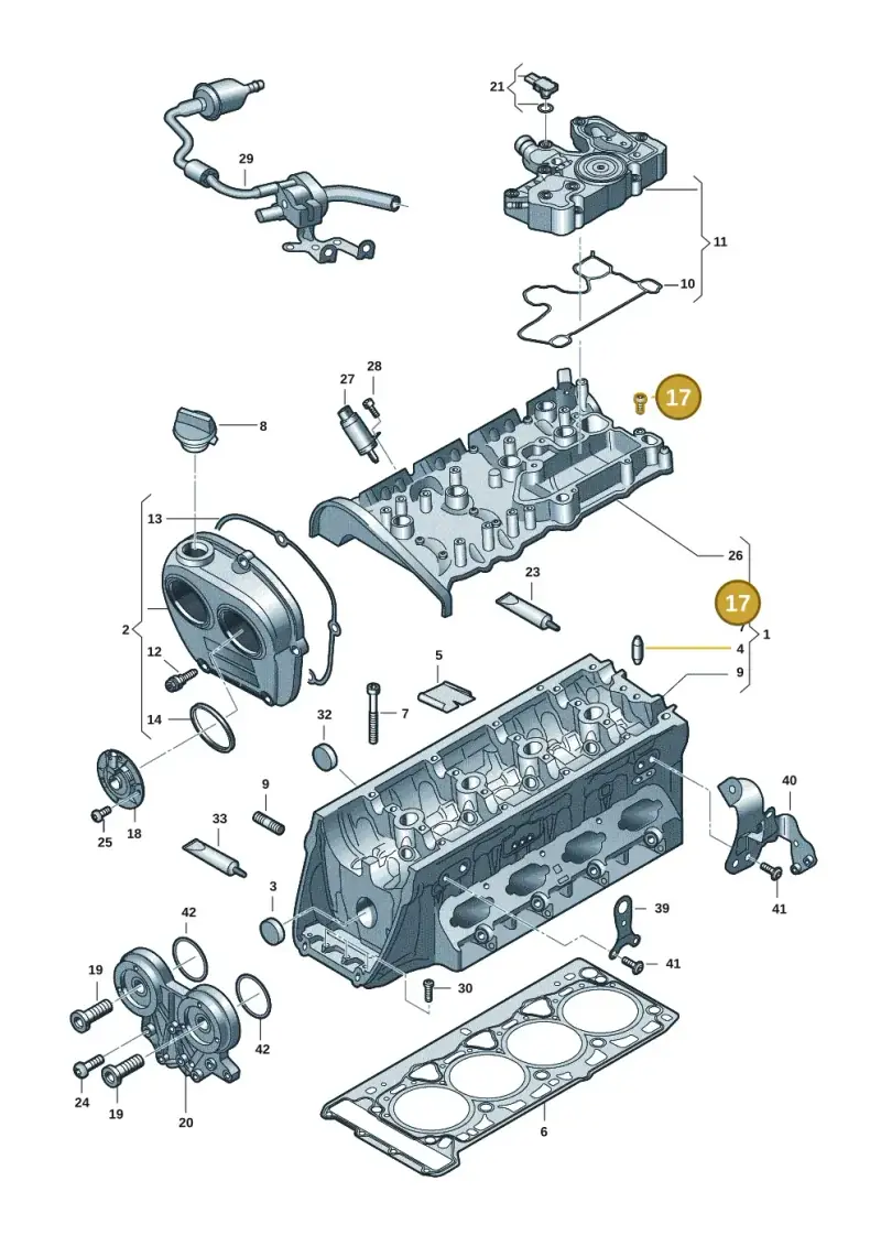N10554005 — Volkswagen Multivan (2021-) diagram 5h0103049, position 17