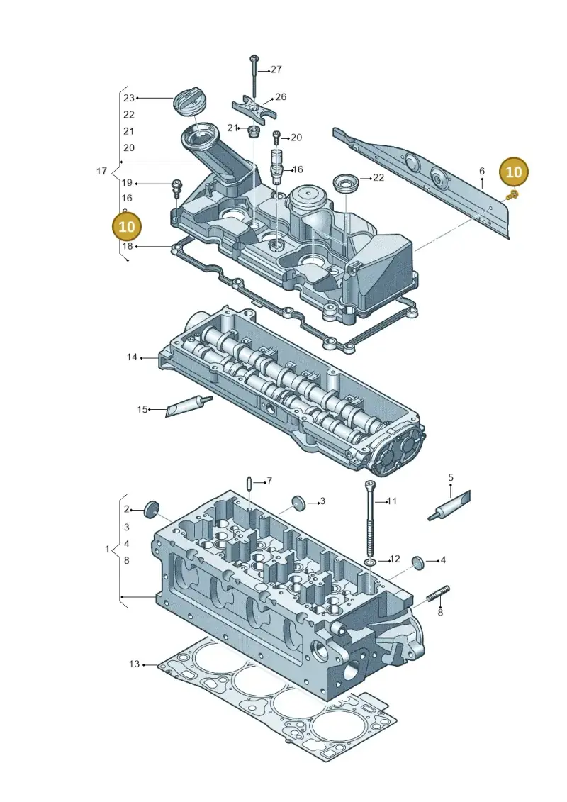 N10555702 — Volkswagen Transport. multivan (2019-2024) diagram 806103700, position 10