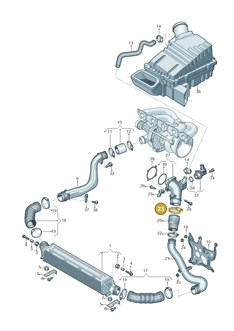 N10556301 — Audi RS Q3 (2013-2018) diagram 764145800, position 23
