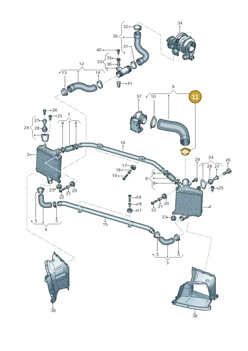 N10556301 — Audi Q7 (2015-2025) diagram 859145390, position 11