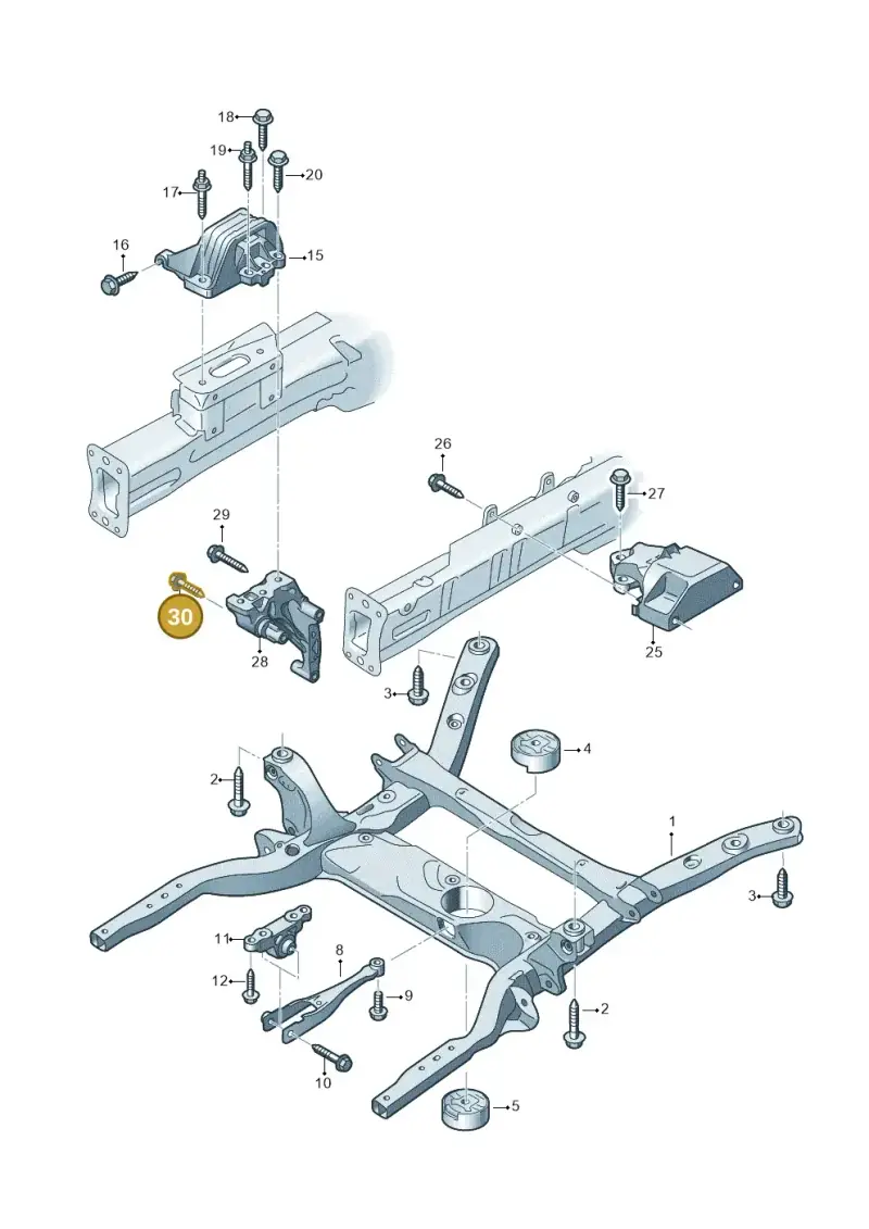 N10560702 — Volkswagen MAN TGE 55 (2016-2021) diagram 806199100, position 30