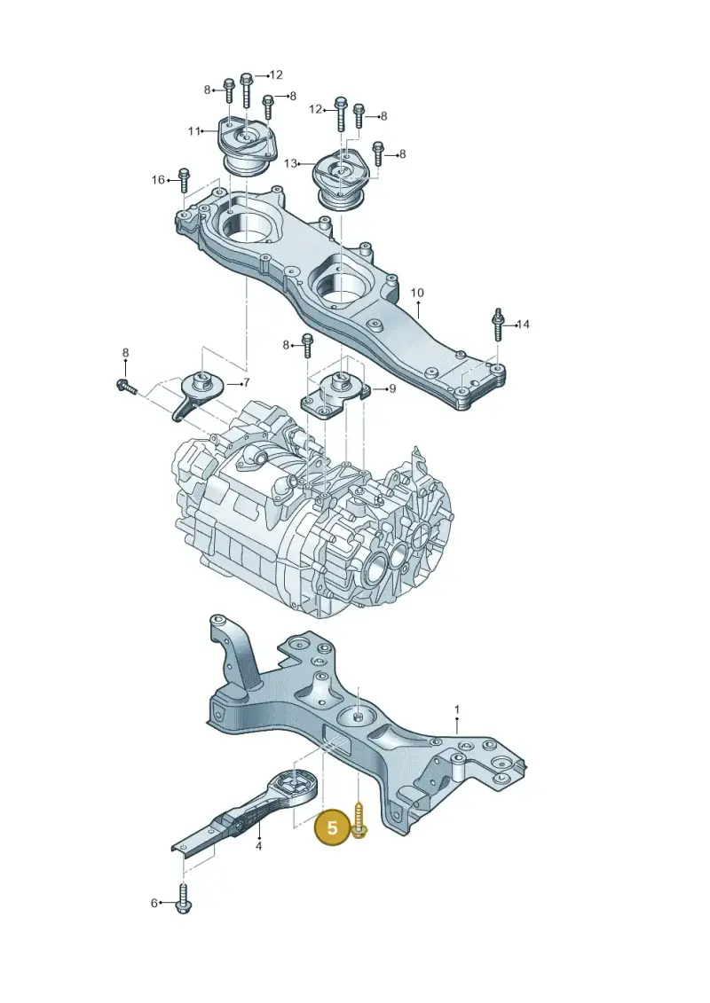 N10560702 — Volkswagen E-up! (2016-2023) diagram 899199000, position 5