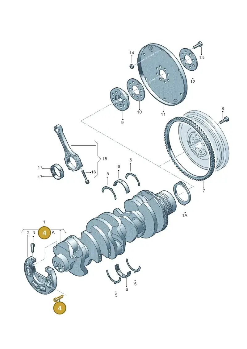 N10566601 — Volkswagen Transp. caravelle (2008-2009) diagram 410105400, position 4
