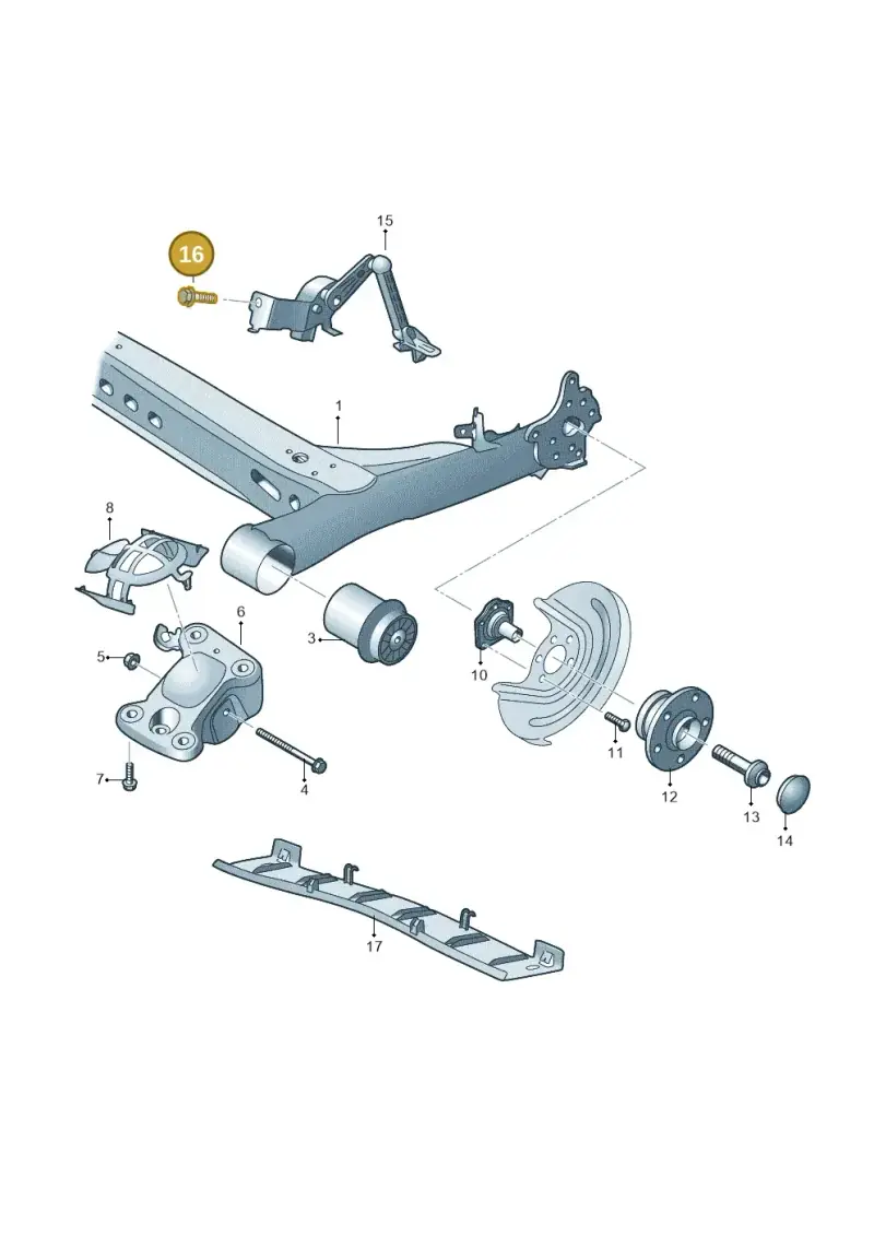 N10569501 — Volkswagen Taigo (2021-2024) diagram 837505020, position 16