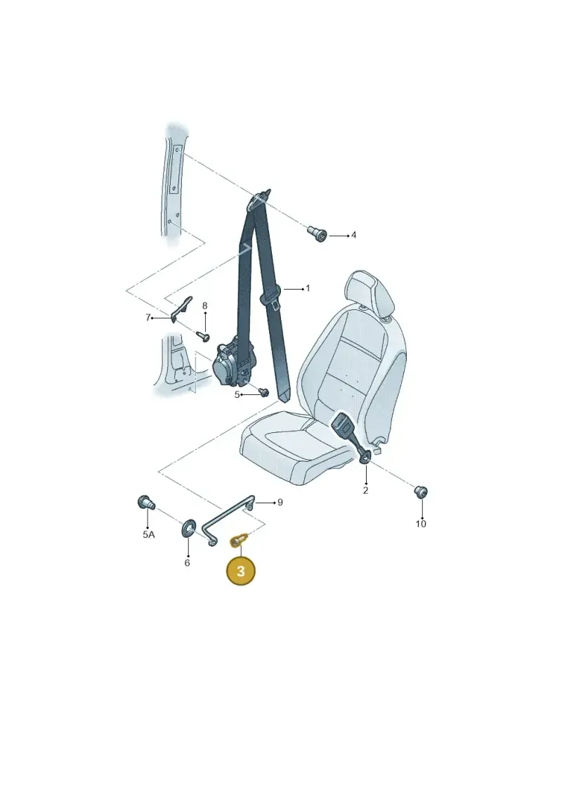 N10572401 — Volkswagen Beetle (2016-2019) diagram 715857600, position 3