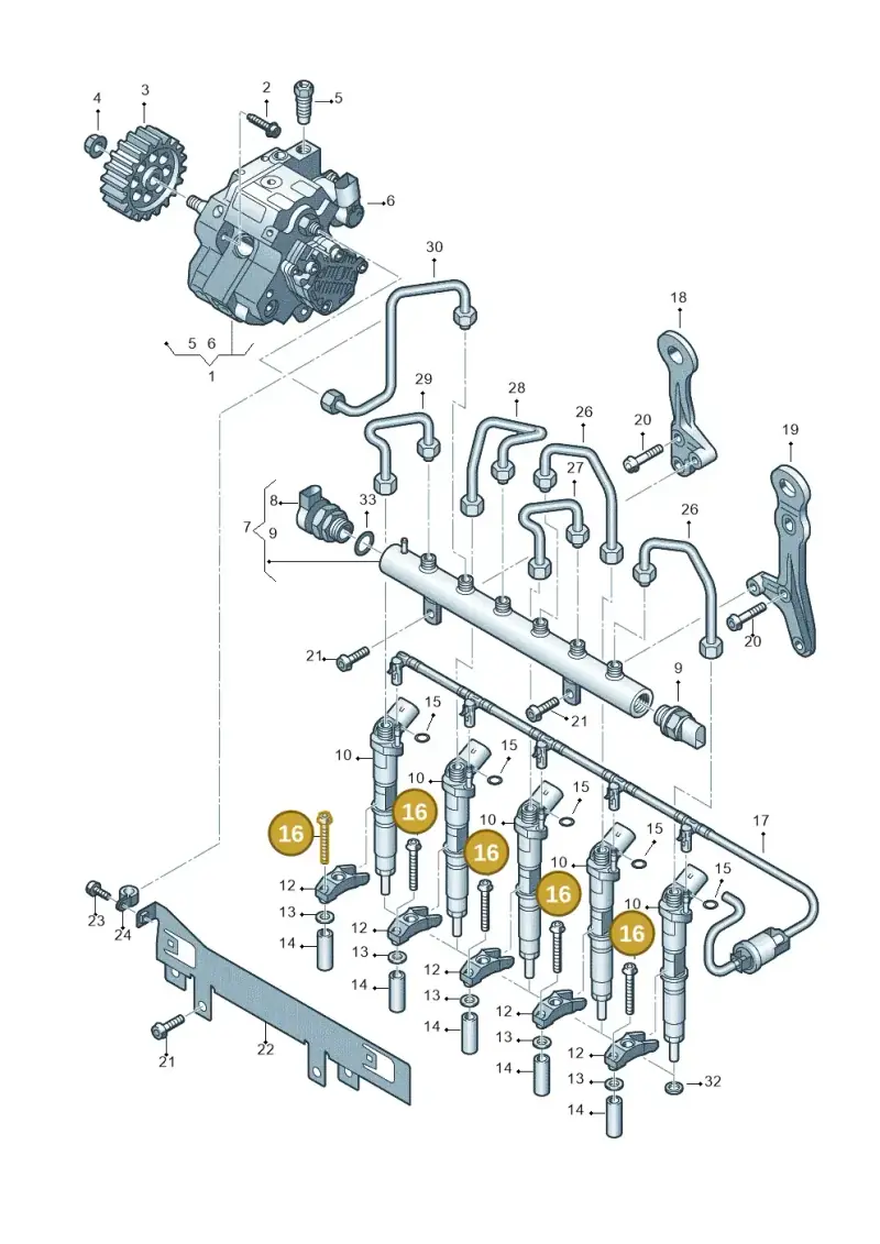 N10581102 — Volkswagen Crafter 35 panel (2011-2016) diagram 483130400, position 16